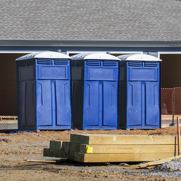 are there any additional fees associated with portable restroom delivery and pickup in Glacier